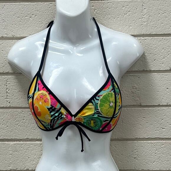 Edion Fruit Print Molded Bikini Top size M - Picture 7 of 8